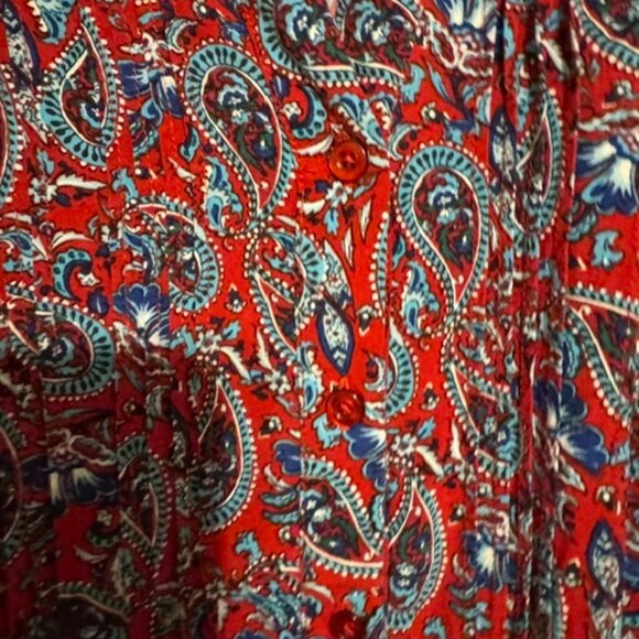 ❤️TALBOT'S PAISLEY PRINT TOP XLARGE - Picture 3 of 6